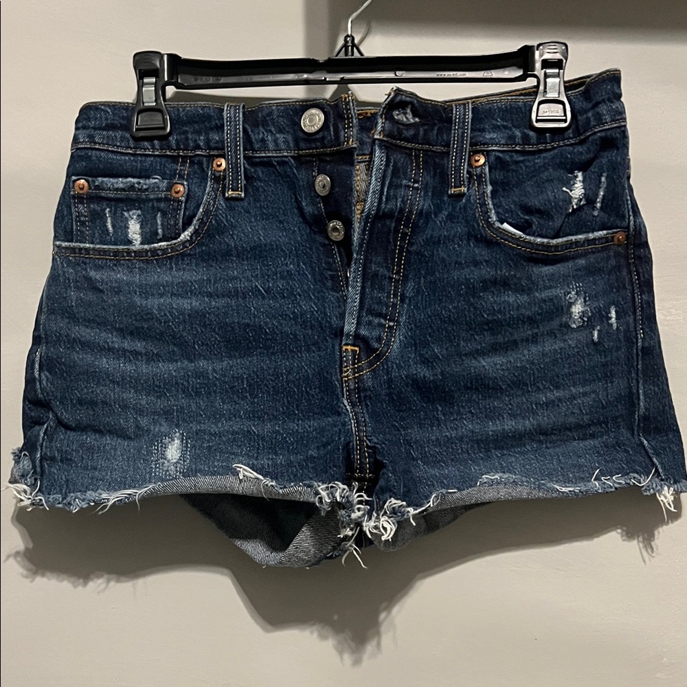 Levi’s Distressed Denim Shorts